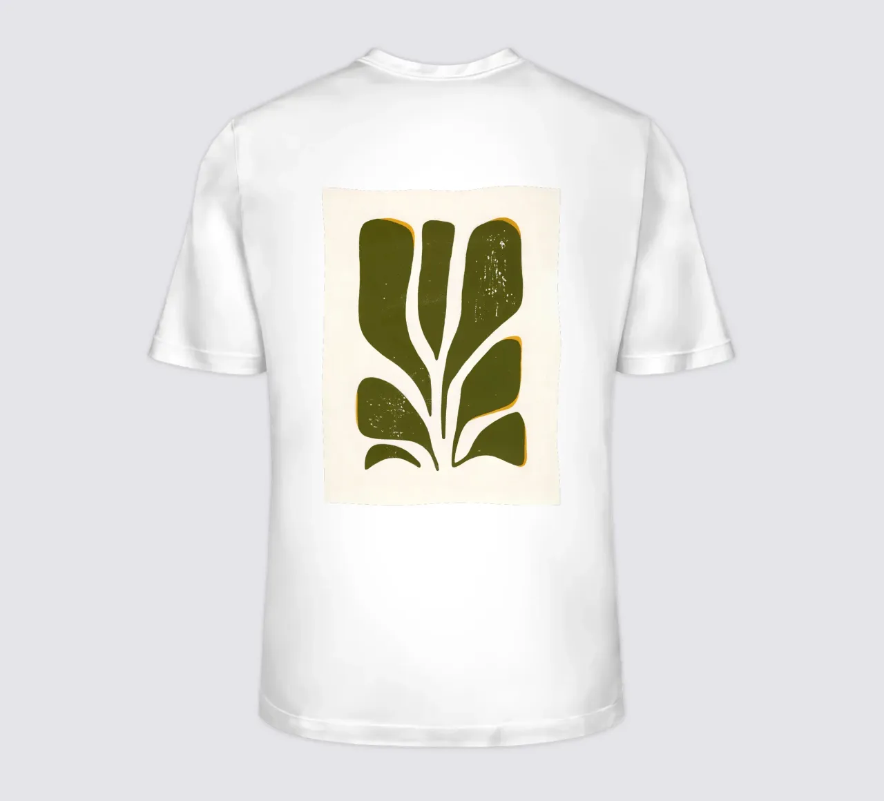Olive Form - Poster botanico minimale t-shirt da Kunst und Kontrast