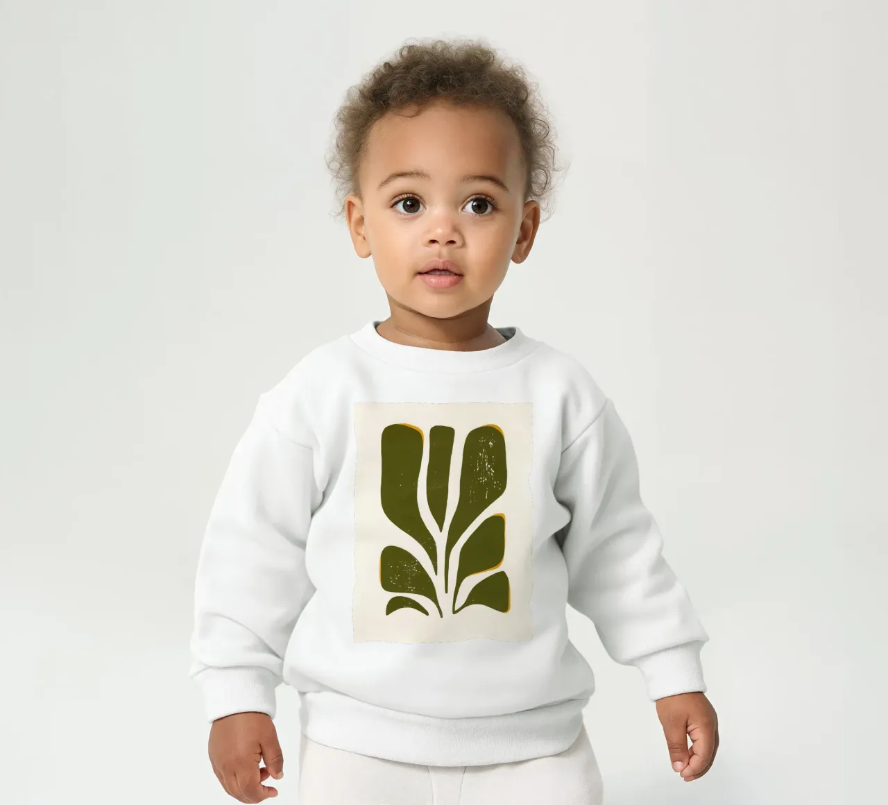 Olive Form - Poster botanico minimale felpa neonato da Kunst und Kontrast