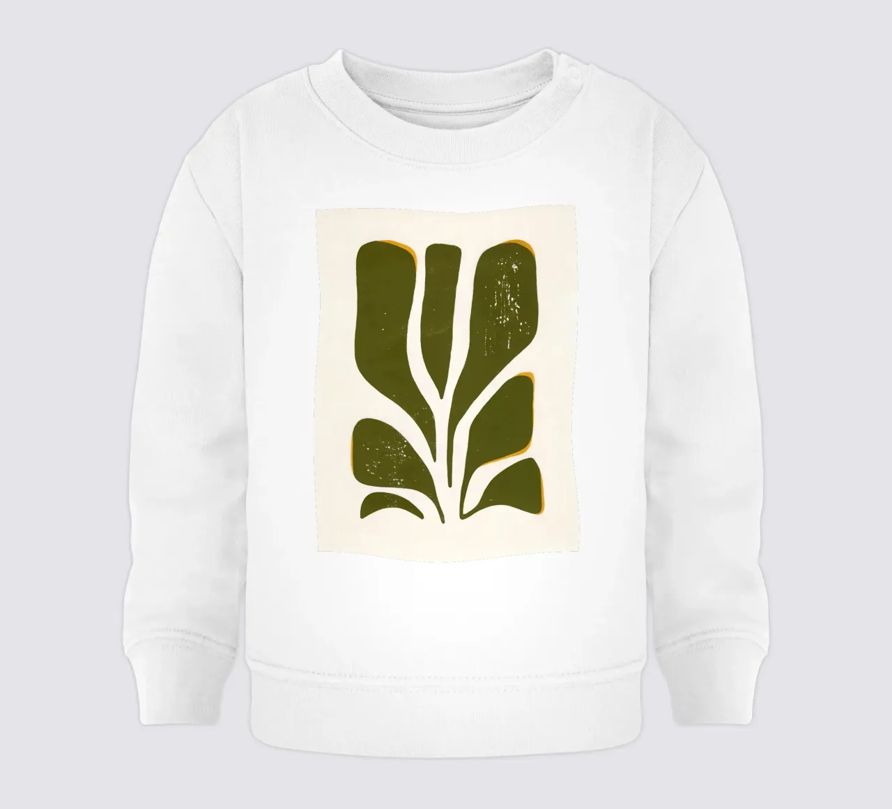 Olive Form - Poster botanico minimale felpa neonato da Kunst und Kontrast