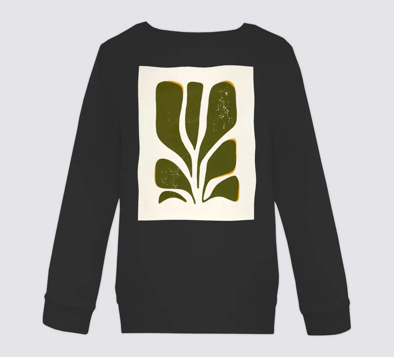 Olive Form - Poster botanico minimale felpa bambino da Kunst und Kontrast