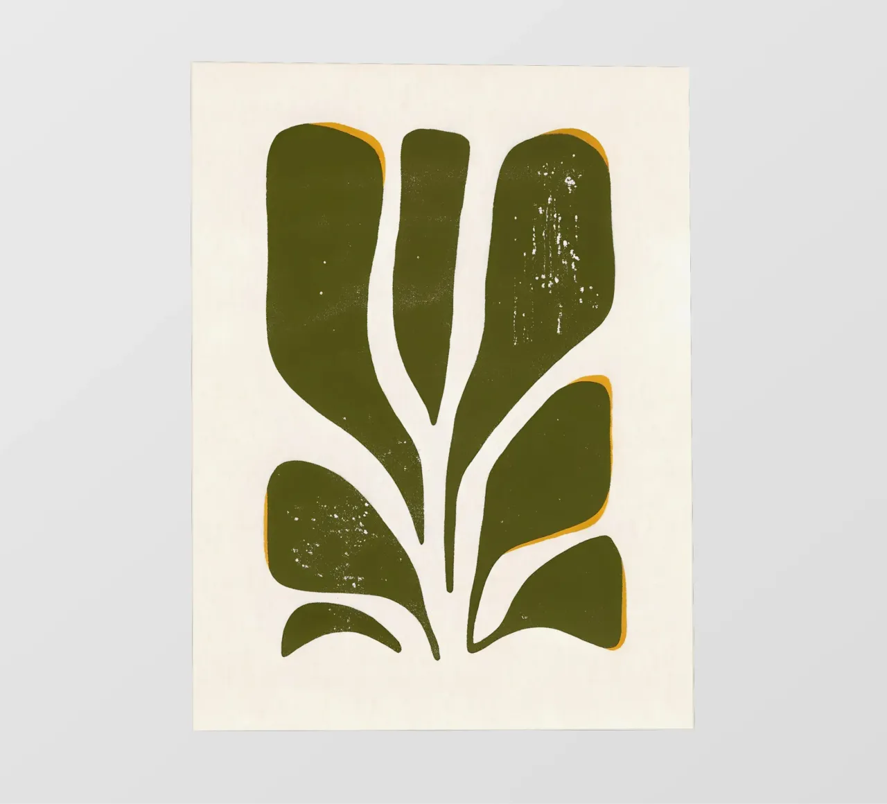 Olive Form - Poster botanico minimale pellicola backlit da Kunst und Kontrast