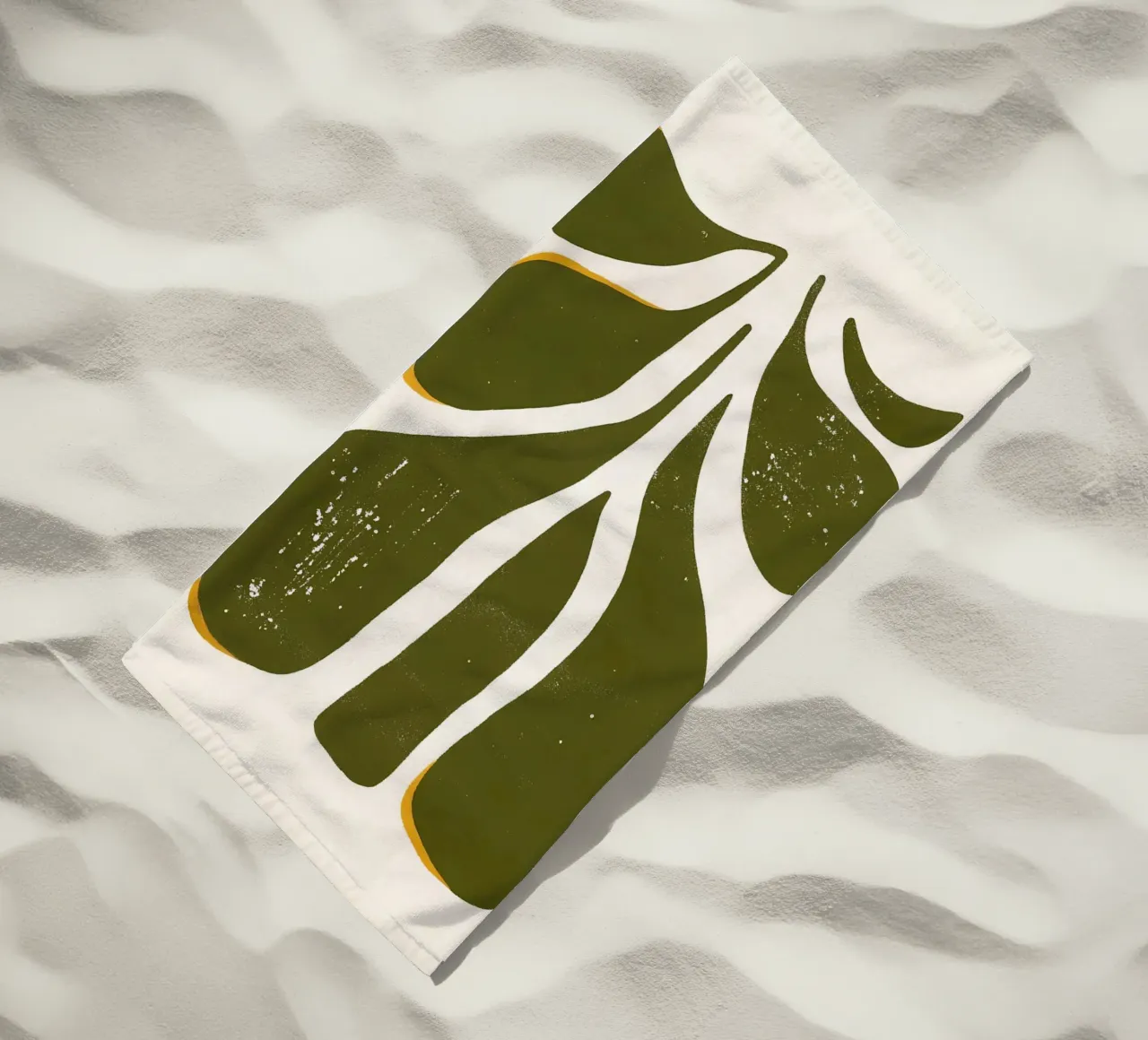 Olive Form - Poster botanico minimale telo mare da Kunst und Kontrast