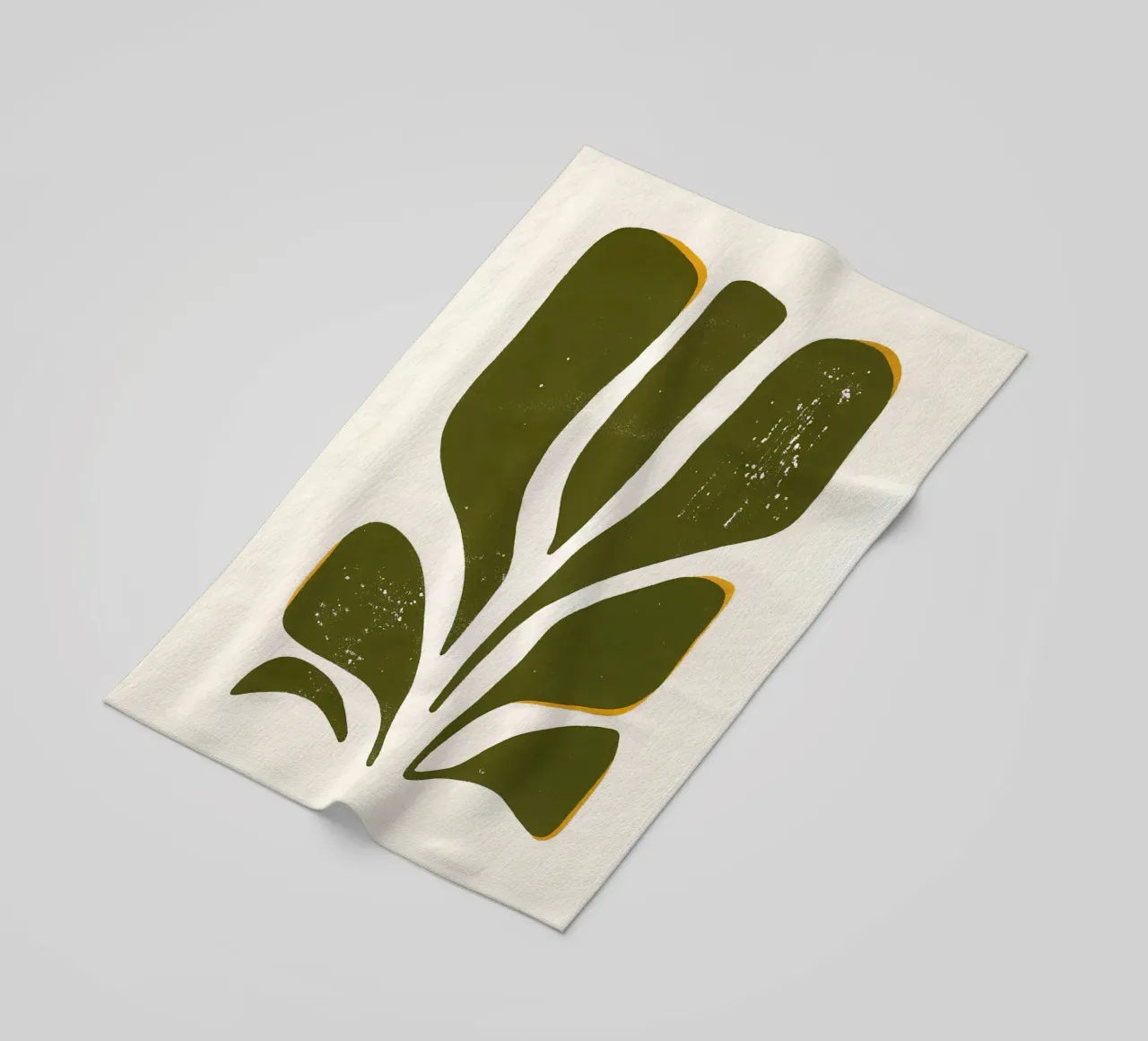 Olive Form - Poster botanico minimale telo mare da Kunst und Kontrast
