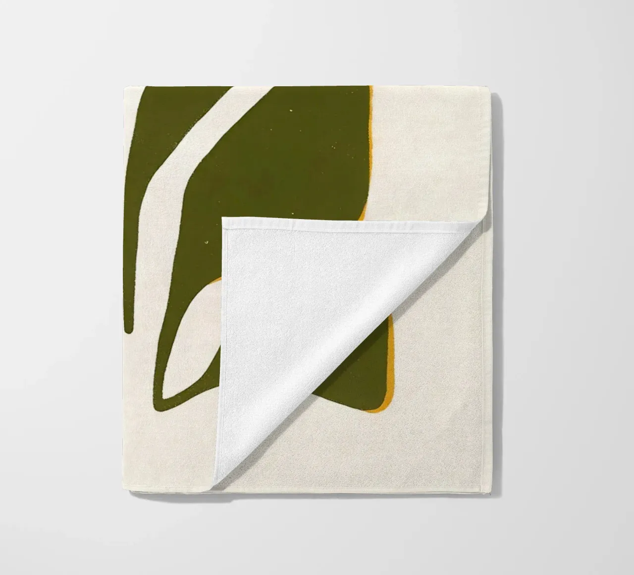 Olive Form - Poster botanico minimale telo mare da Kunst und Kontrast