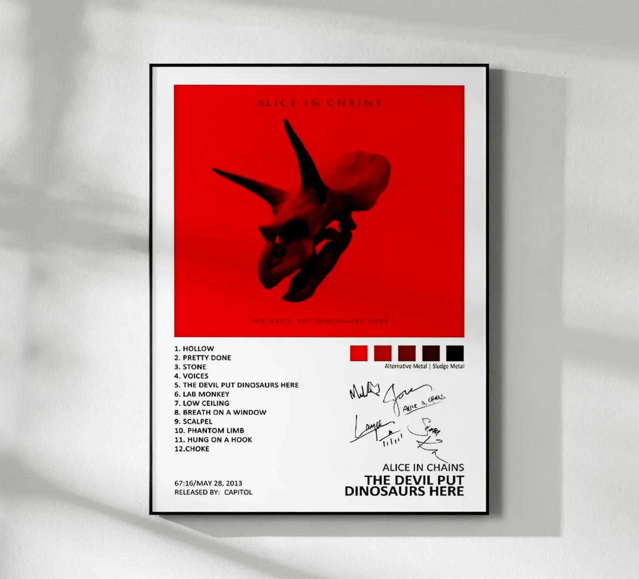 Alice In Chains The Devil Put Dinosaurs Here Tracklists plexiglass da Linda Tobrut