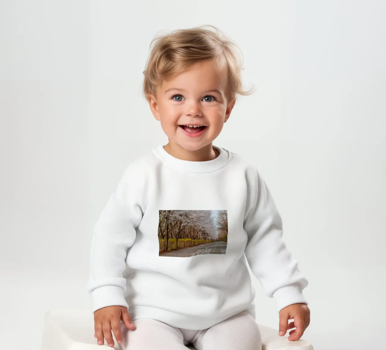 I ciliegi in fiore del Parco Haneul a Seul, Corea del Sud felpa neonato da mbgraphx2