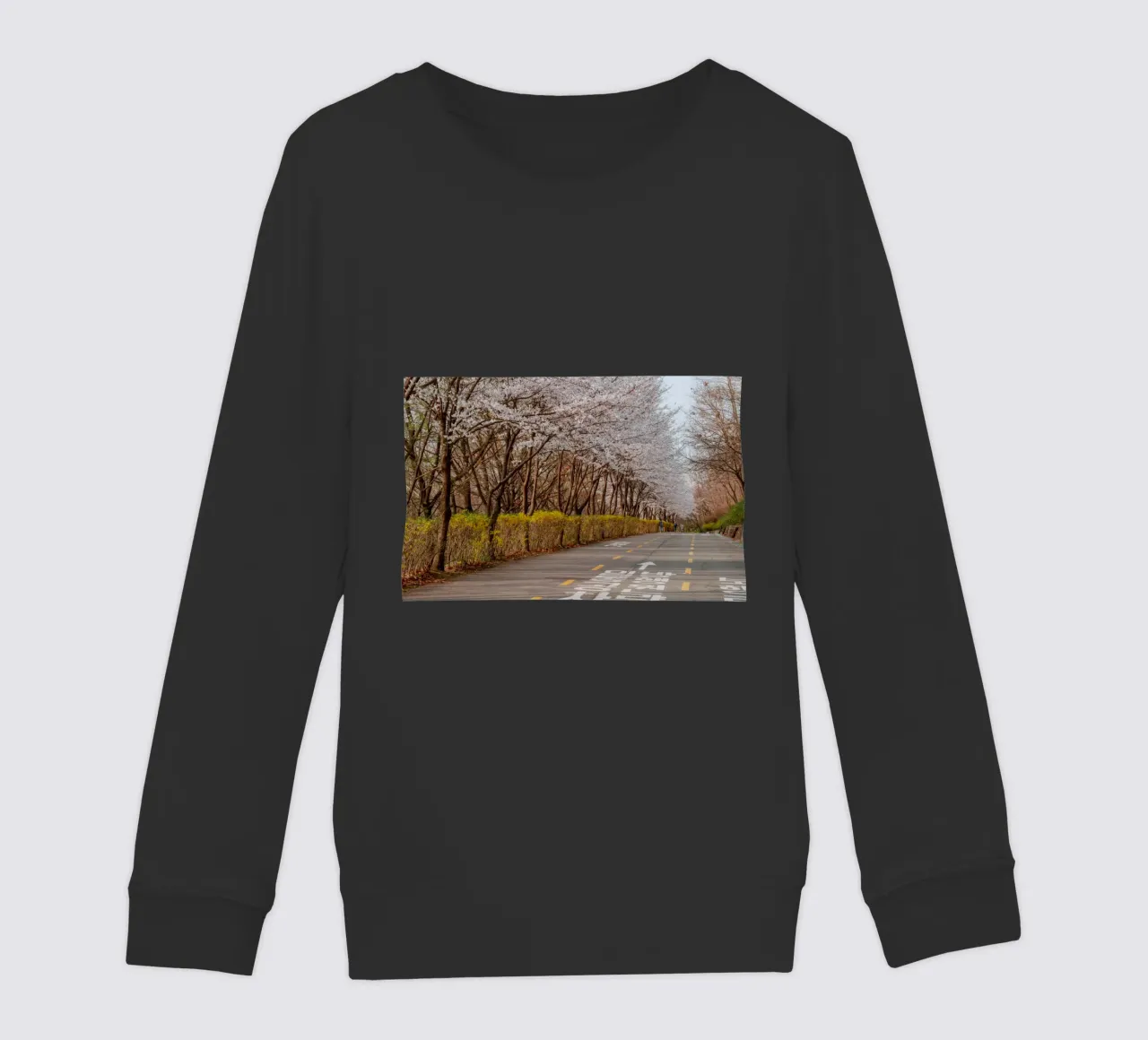 I ciliegi in fiore del Parco Haneul a Seul, Corea del Sud felpa bambino da mbgraphx2