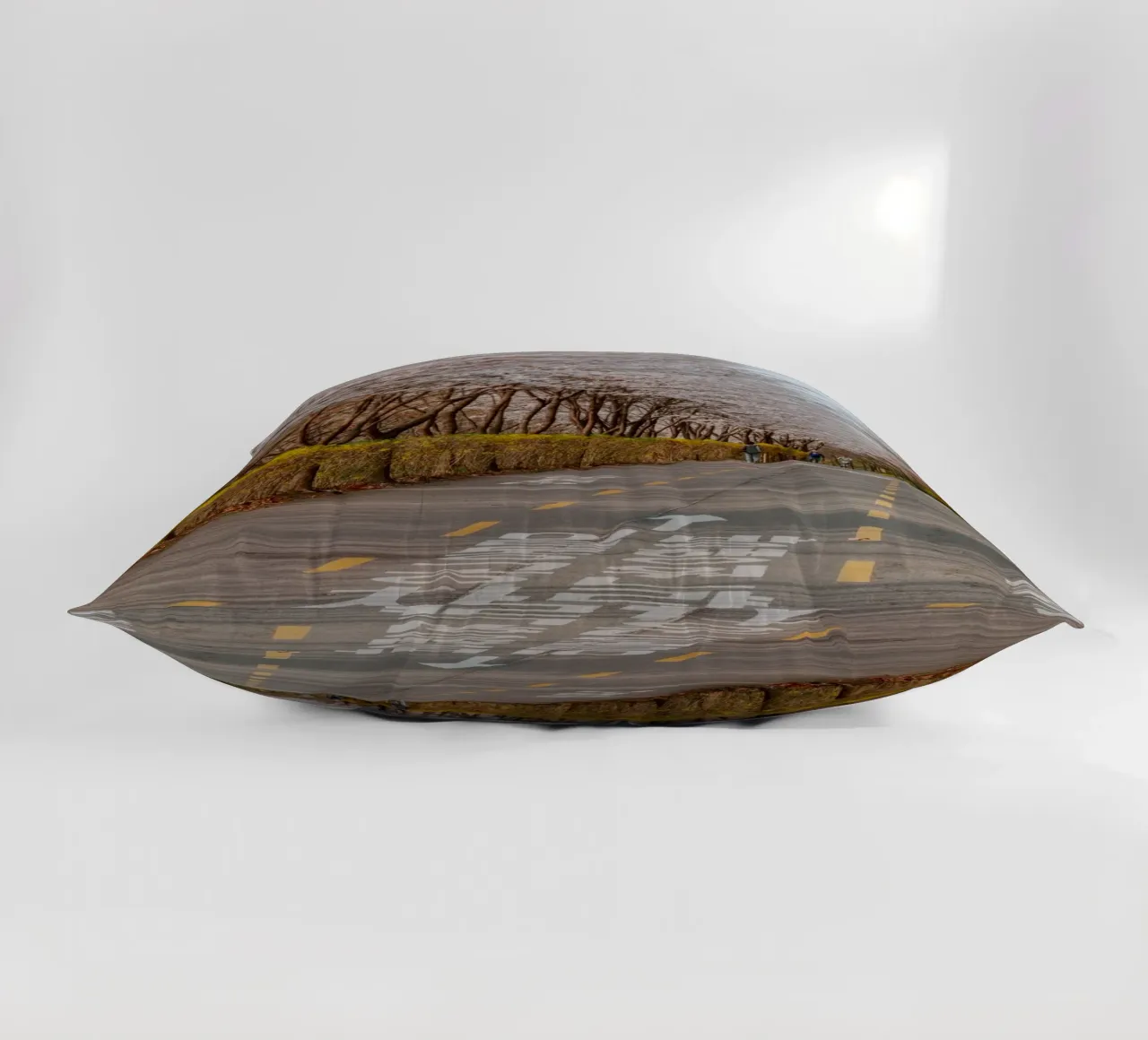 Haneul Park Kersenbloesems in Seoul, Zuid-Korea kussen van mbgraphx2