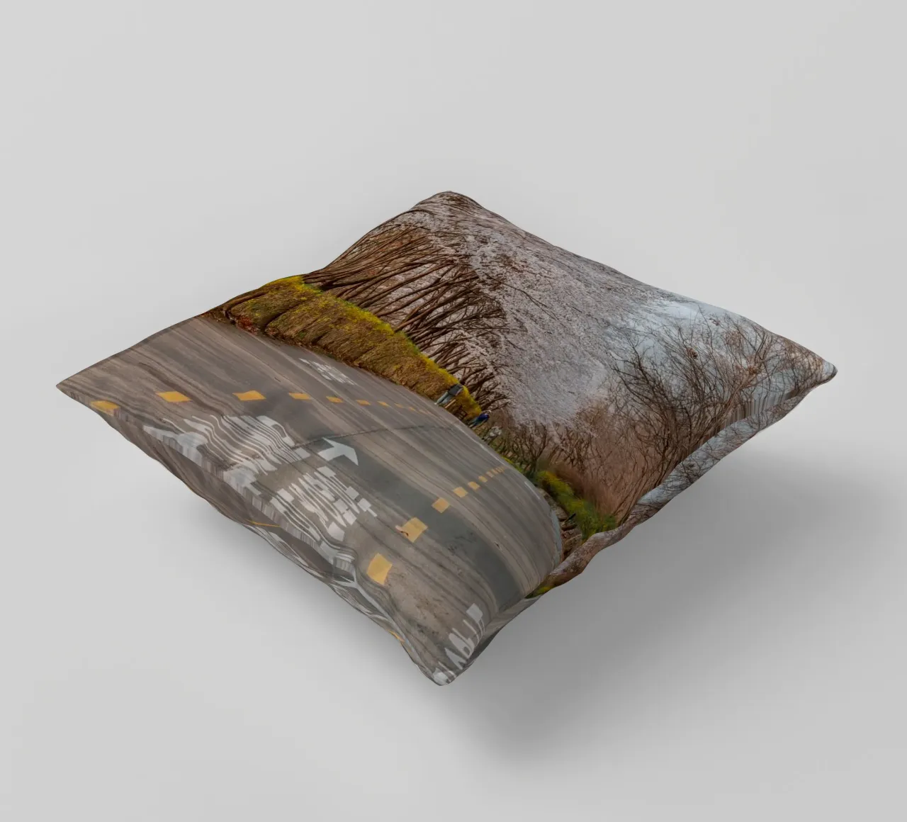 Haneul Park Kersenbloesems in Seoul, Zuid-Korea kussen van mbgraphx2