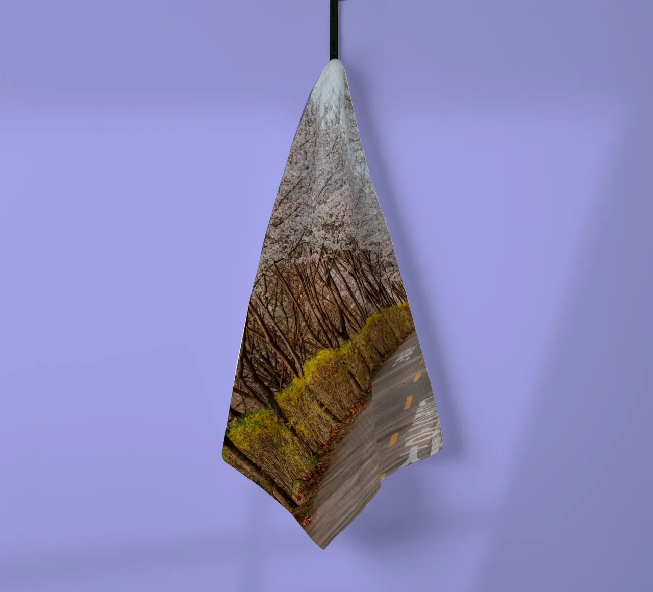 I ciliegi in fiore del Parco Haneul a Seul, Corea del Sud canovaccio da cucina da mbgraphx2