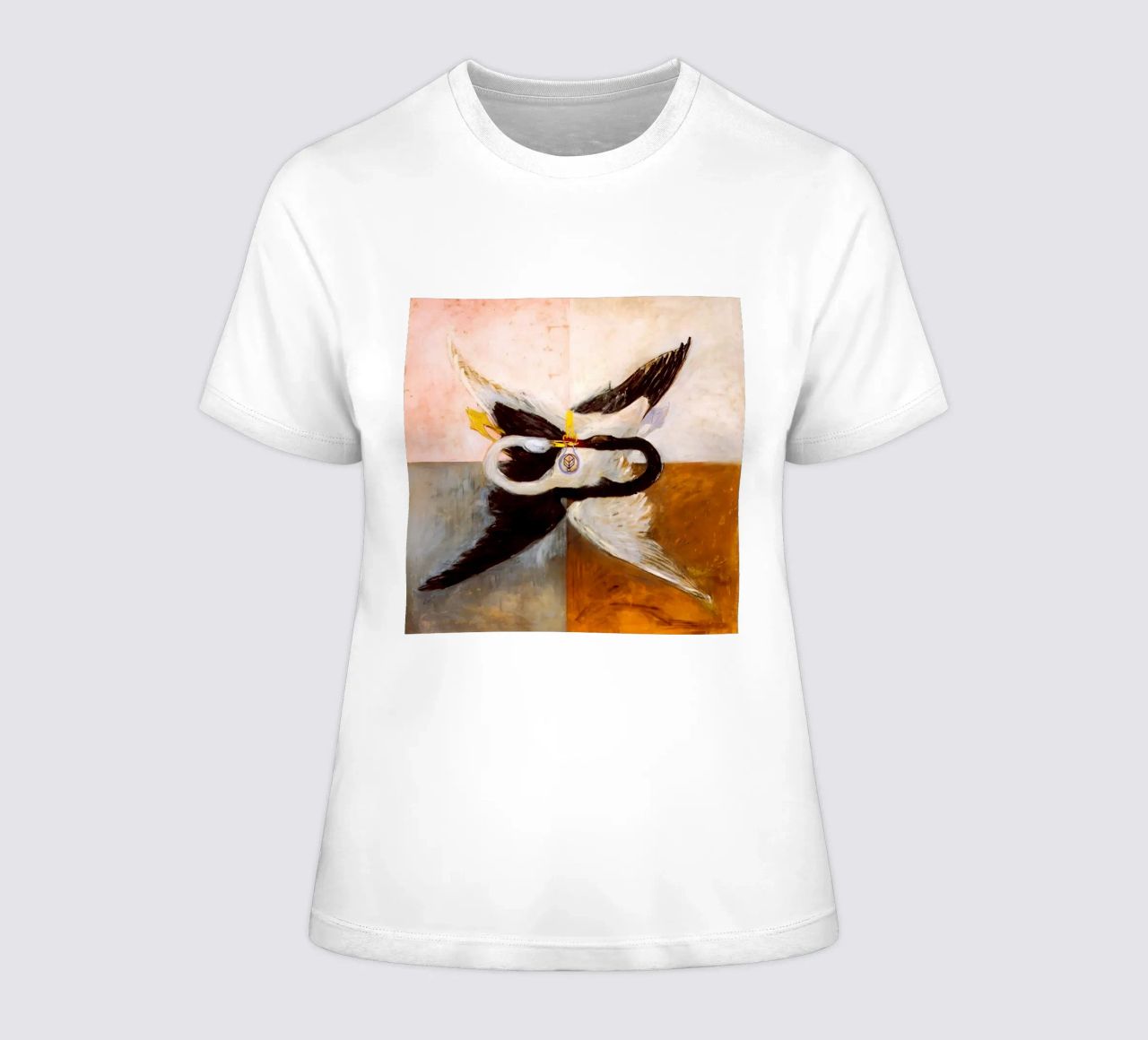 Hilma af Klint - Le Cygne, n° 24, Groupe IX-SUW, 1915 t-shirt ajusté pour femmes de William Store