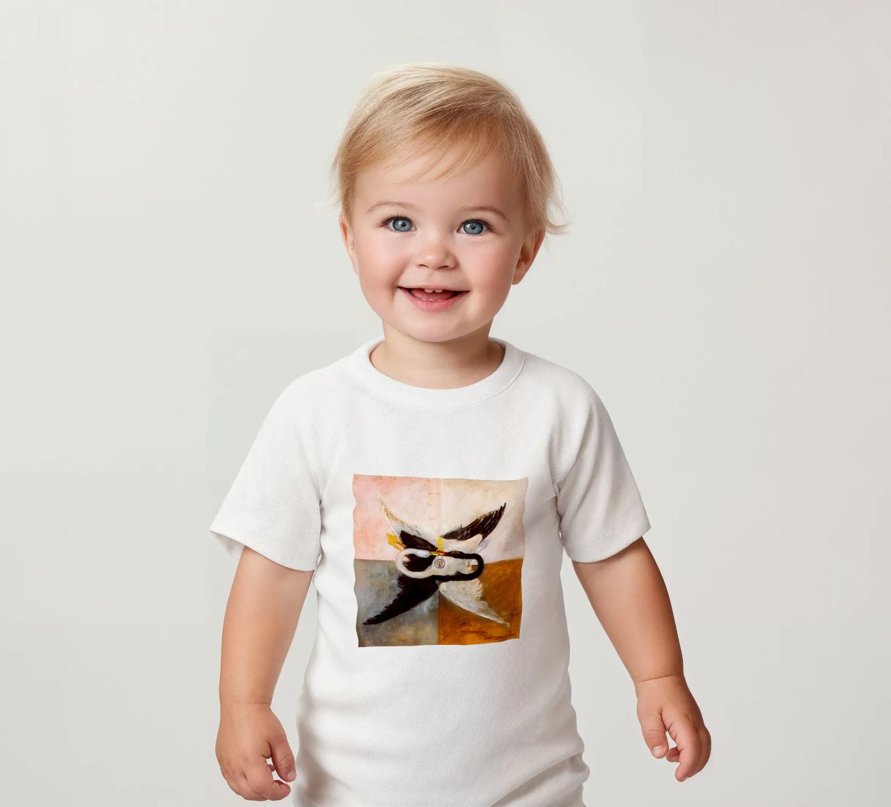 Hilma af Klint - Le Cygne, n° 24, Groupe IX-SUW, 1915 t-shirt pour bébé de William Store