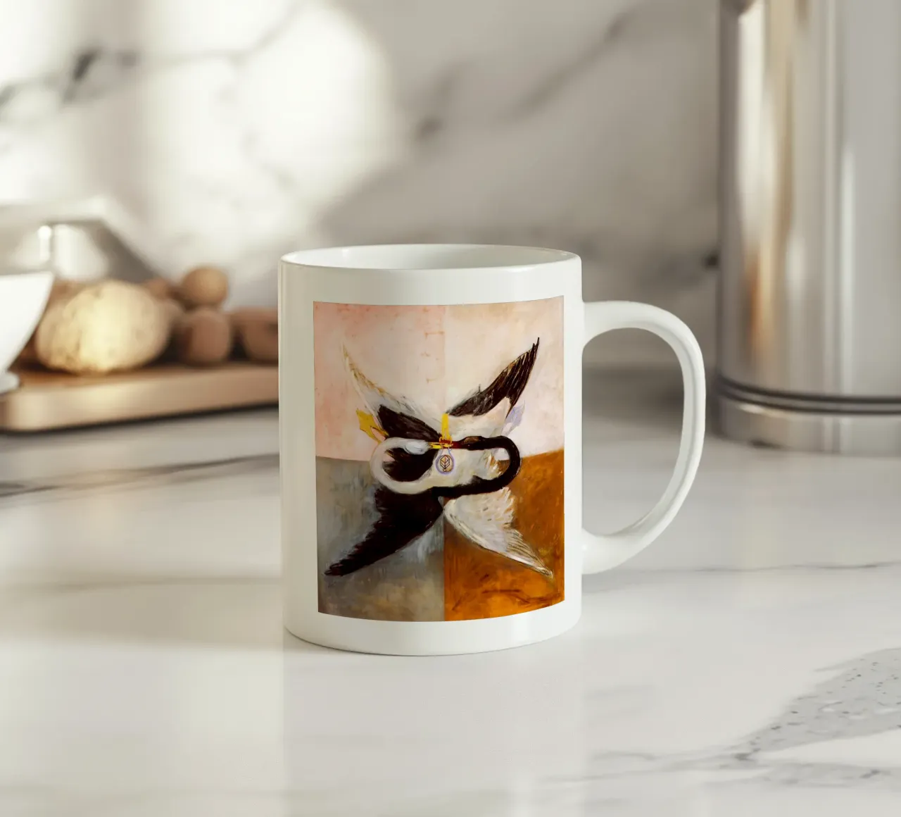 Hilma af Klint - Der Schwan, Nr. 24, Gruppe IX-SUW, 1915 Keramik Tasse von William Store