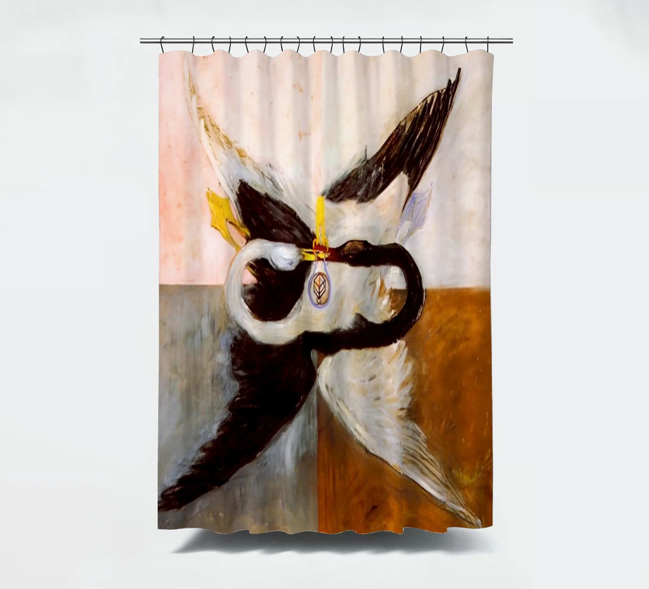 Hilma af Klint - Le Cygne, n° 24, Groupe IX-SUW, 1915 rideau de douche de William Store
