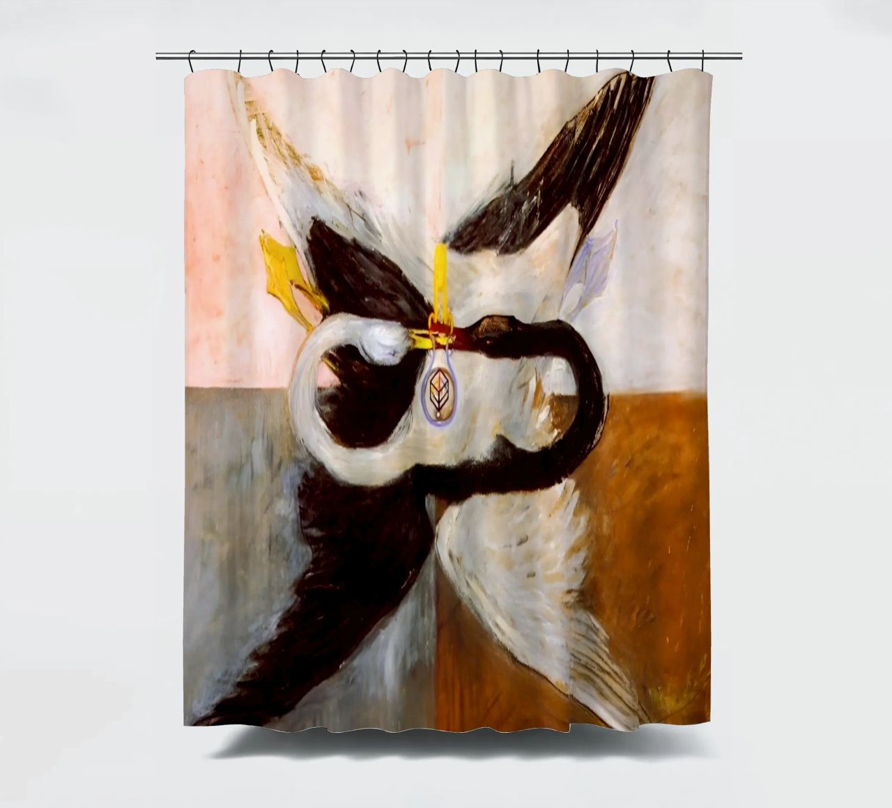 Hilma af Klint - Le Cygne, n° 24, Groupe IX-SUW, 1915 rideau de douche de William Store