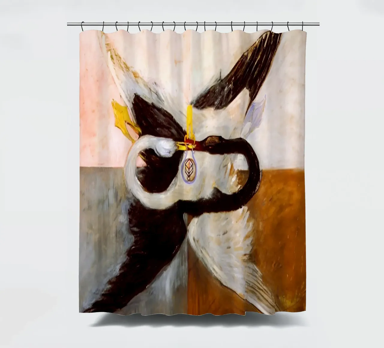 Hilma af Klint - The Swan, No. 24, Group IX-SUW, 1915 shower curtain by William Store