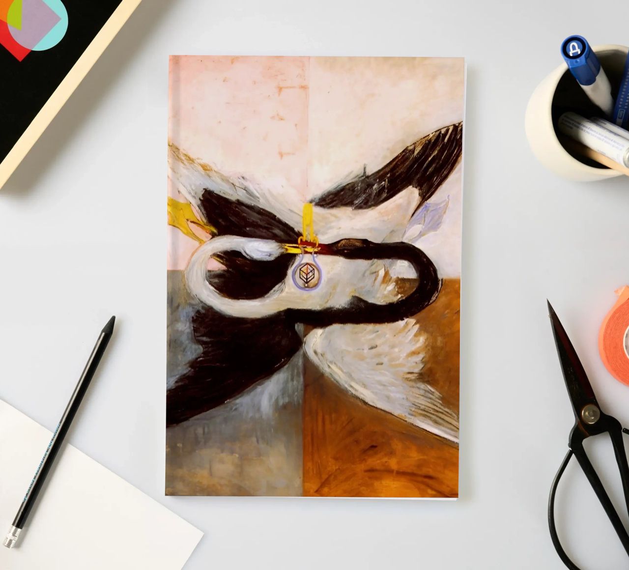 Hilma af Klint - Le Cygne, n° 24, Groupe IX-SUW, 1915 carnet de notes de William Store