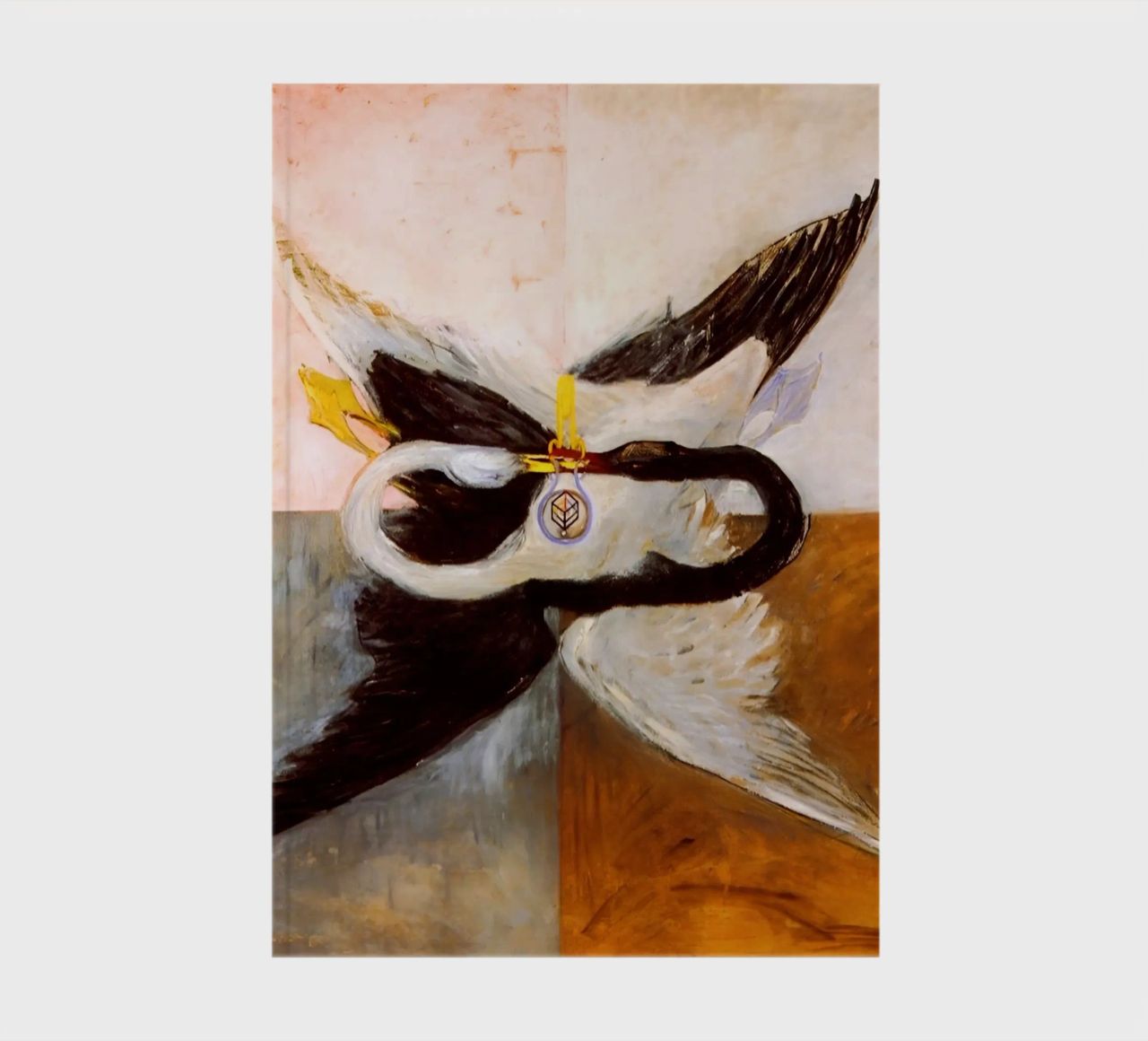 Hilma af Klint - Le Cygne, n° 24, Groupe IX-SUW, 1915 carnet de notes de William Store