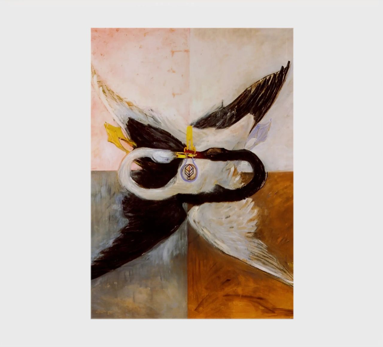 Hilma af Klint - Le Cygne, n° 24, Groupe IX-SUW, 1915 carnet de notes de William Store