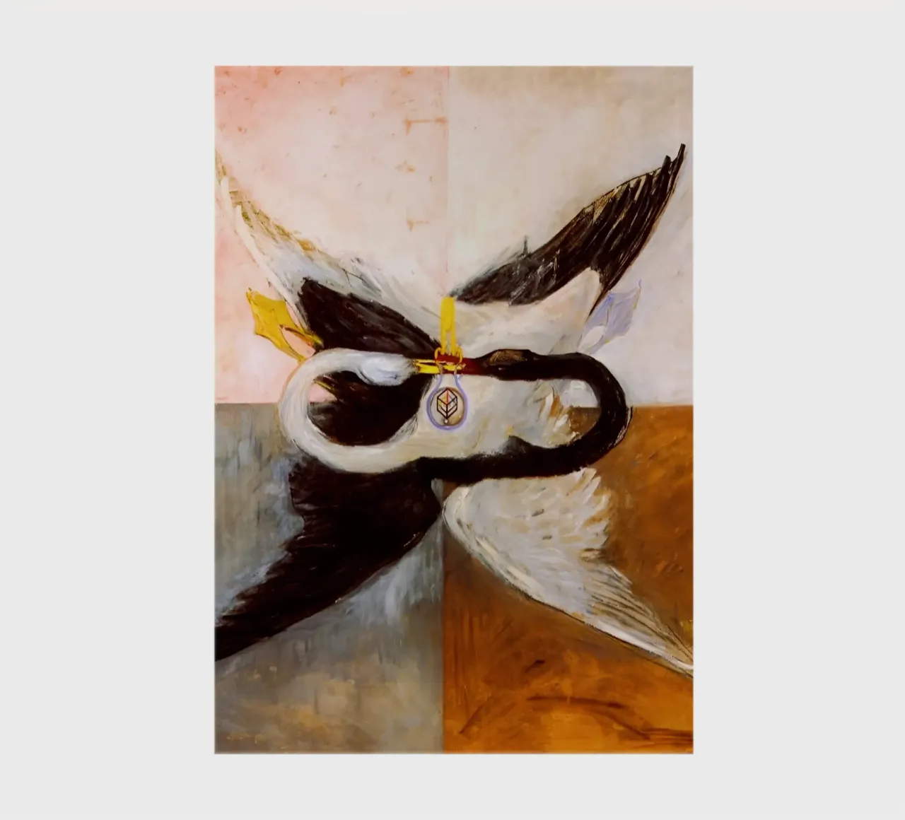 Hilma af Klint - Le Cygne, n° 24, Groupe IX-SUW, 1915 carnet de notes de William Store