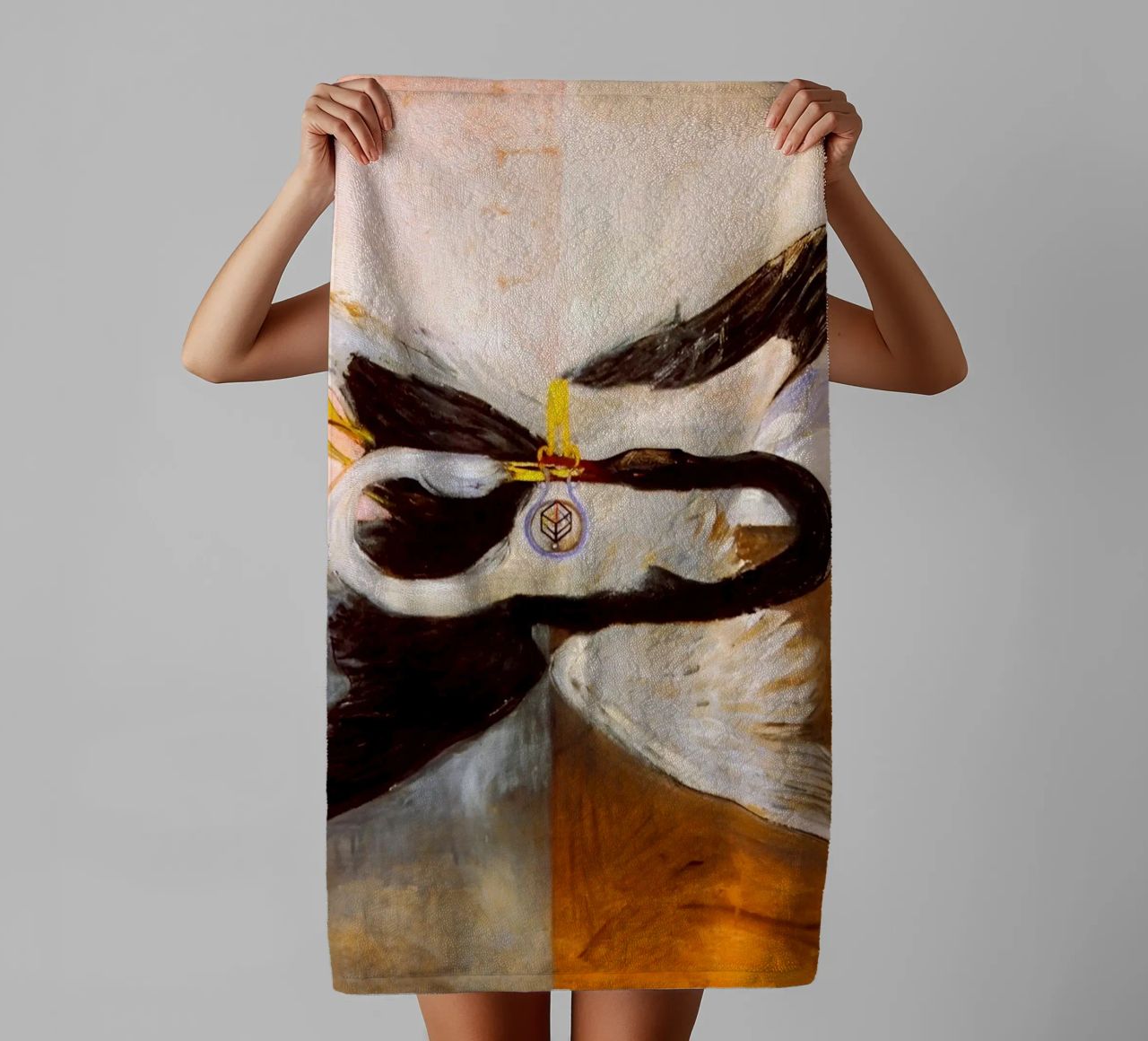 Hilma af Klint - Le Cygne, n° 24, Groupe IX-SUW, 1915 serviette de bain de William Store