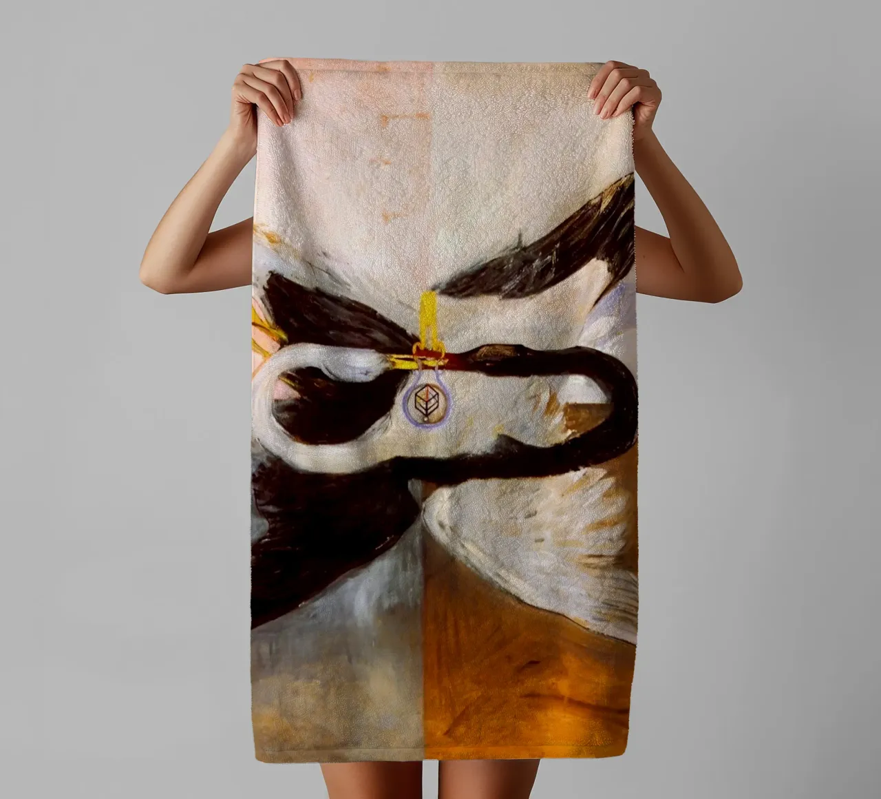 Hilma af Klint - Le Cygne, n° 24, Groupe IX-SUW, 1915 serviette de bain de William Store