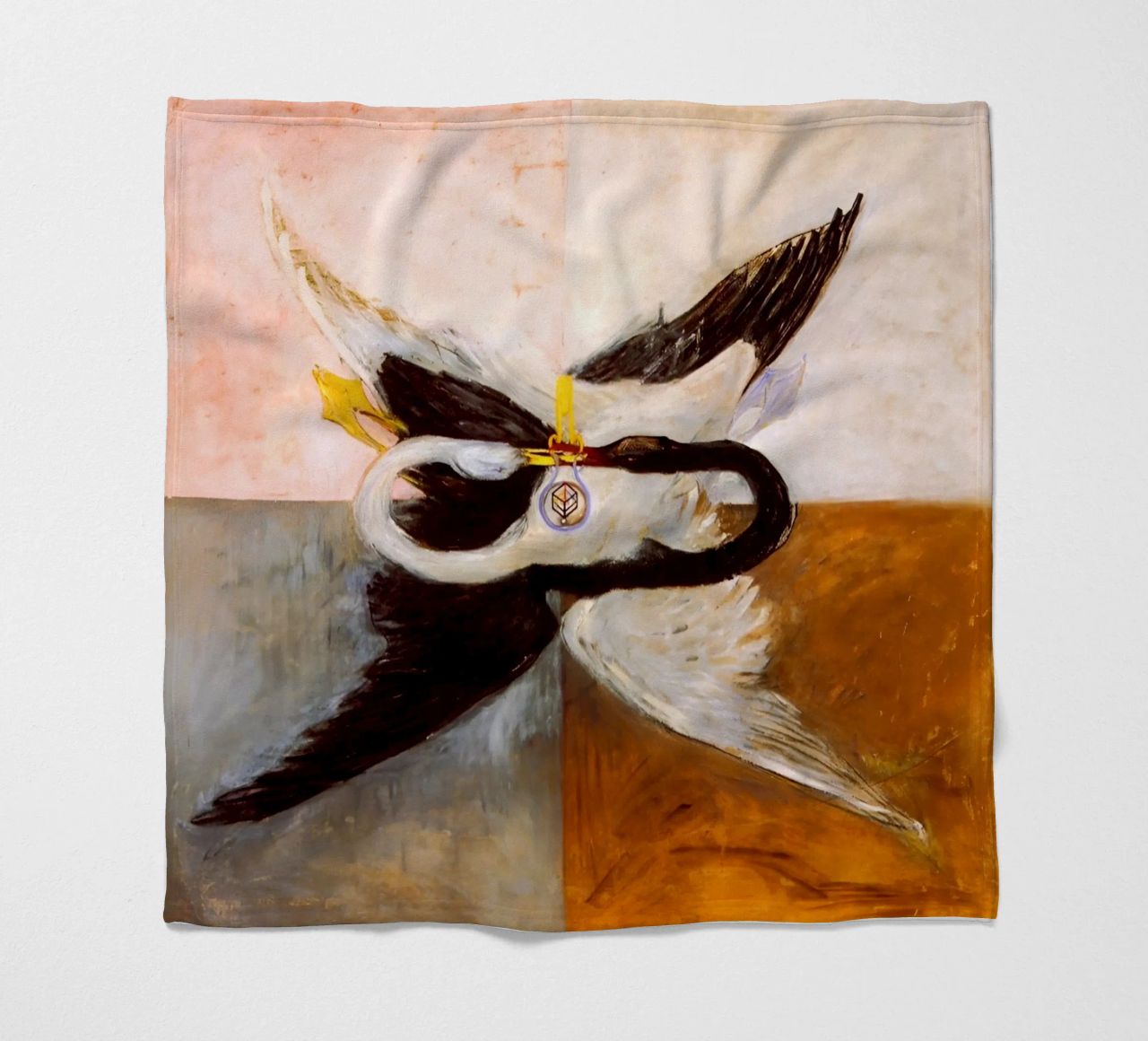 Hilma af Klint - Le Cygne, n° 24, Groupe IX-SUW, 1915 plaid polaire de William Store