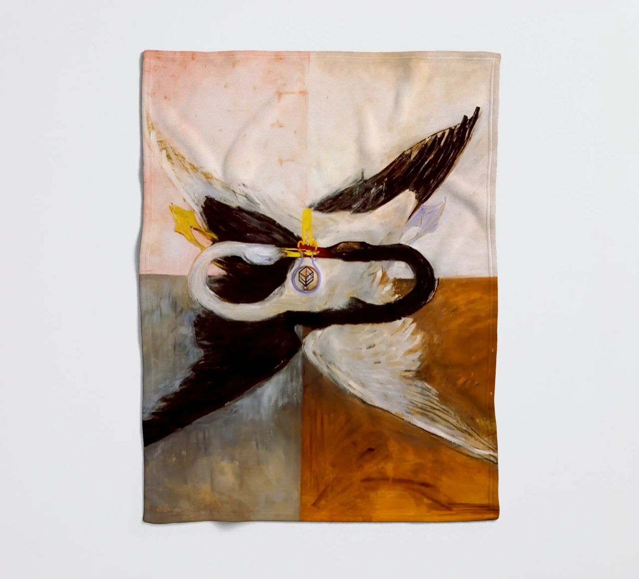Hilma af Klint - Le Cygne, n° 24, Groupe IX-SUW, 1915 plaid polaire de William Store