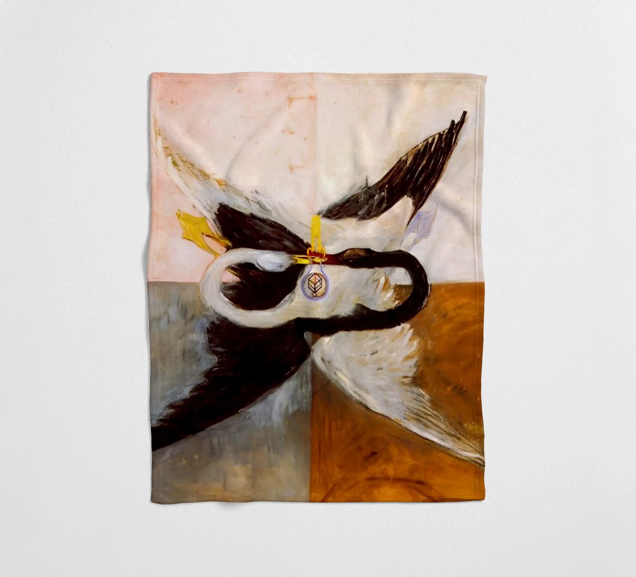 Hilma af Klint - Le Cygne, n° 24, Groupe IX-SUW, 1915 plaid polaire de William Store
