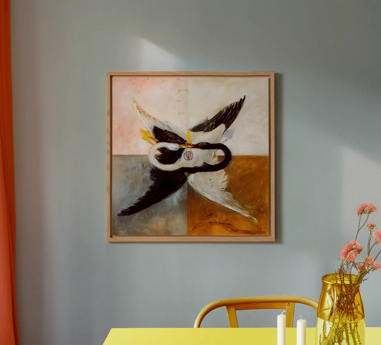 Hilma af Klint - Le Cygne, n° 24, Groupe IX-SUW, 1915 alu dibond de William Store