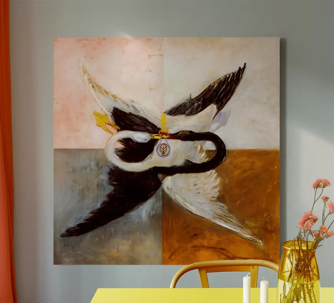 Hilma af Klint - Der Schwan, Nr. 24, Gruppe IX-SUW, 1915 Leinwand von William Store