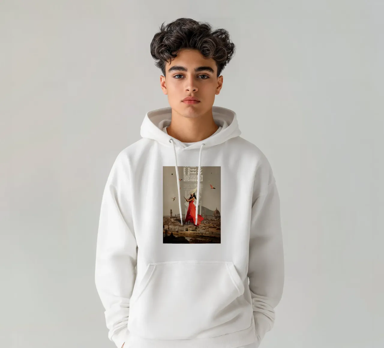 Bird Whisperer felpa con cappuccio da Frank Moth