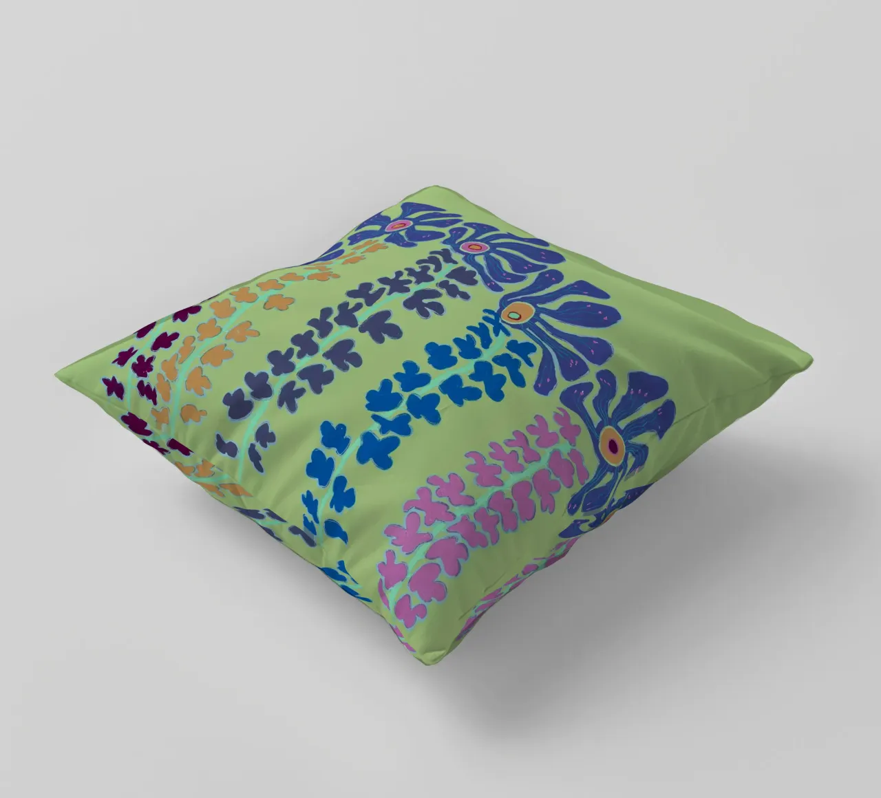 Our Land-Green coussin de Helen Joynson