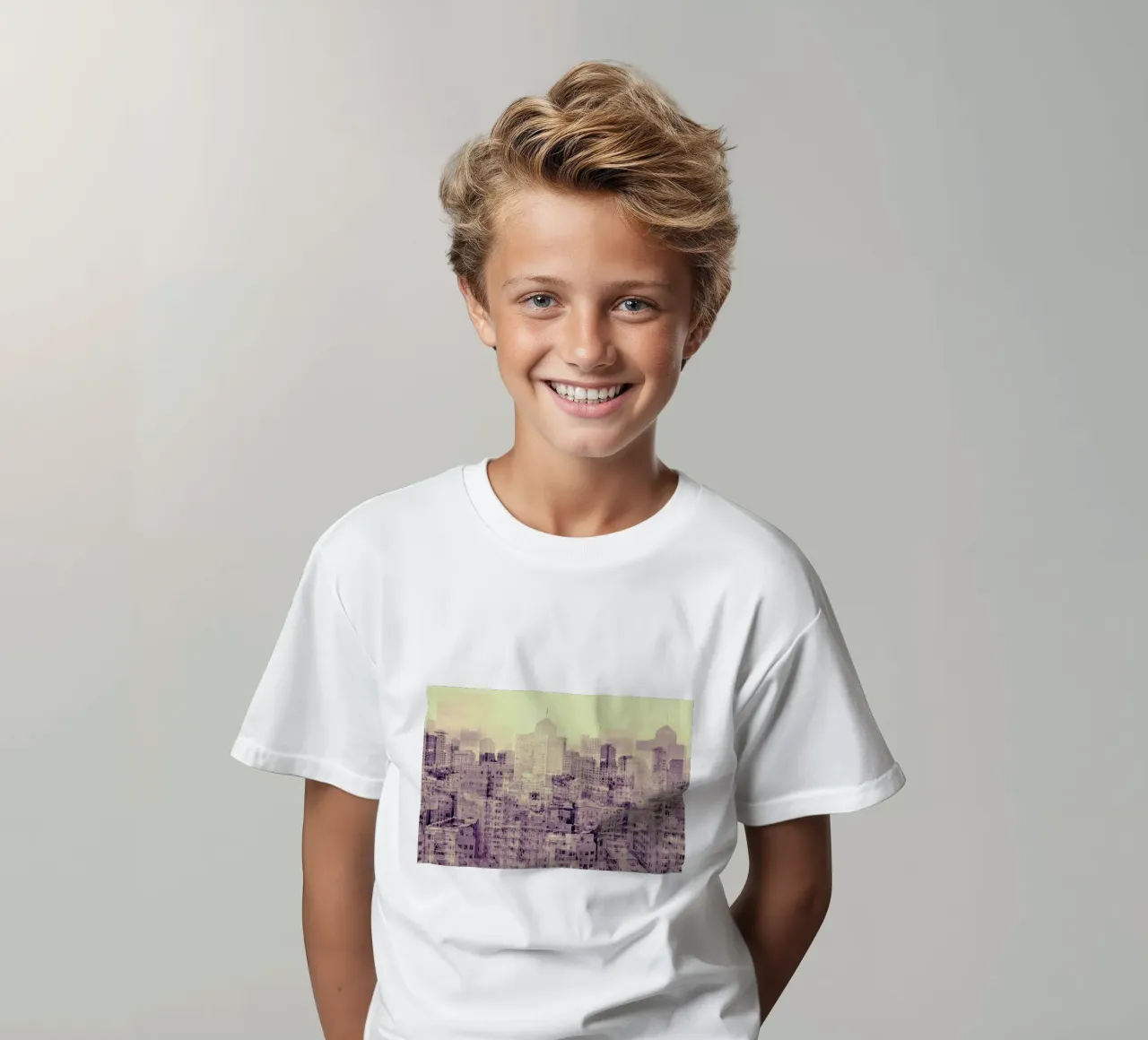 Ghost City kids t-shirt by In Full Color