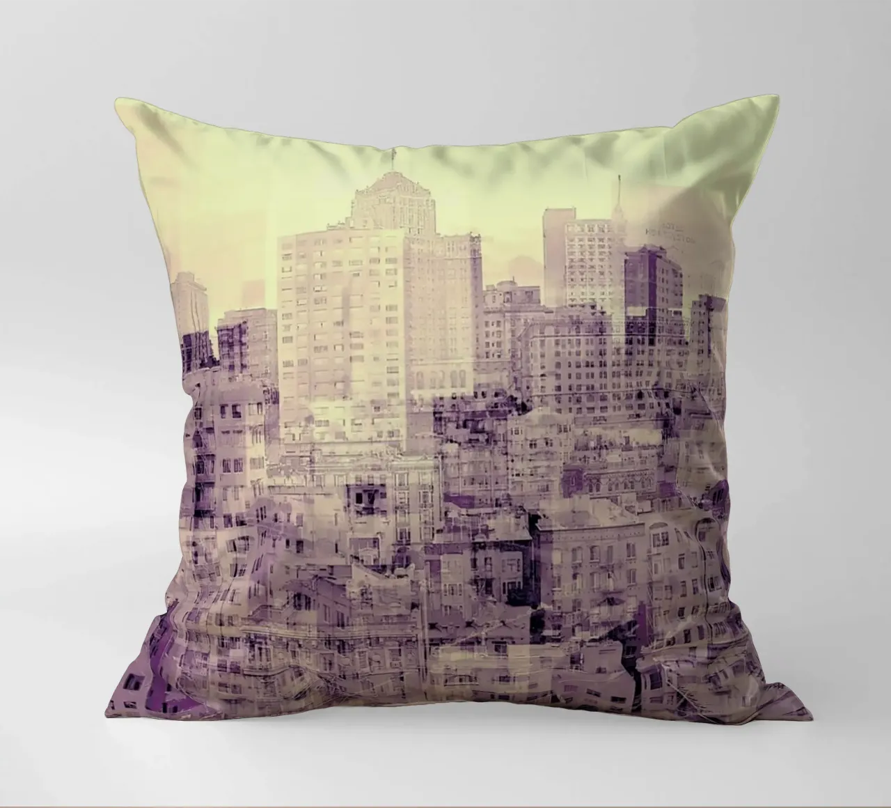 Ghost City decorative cushion by In Full Color