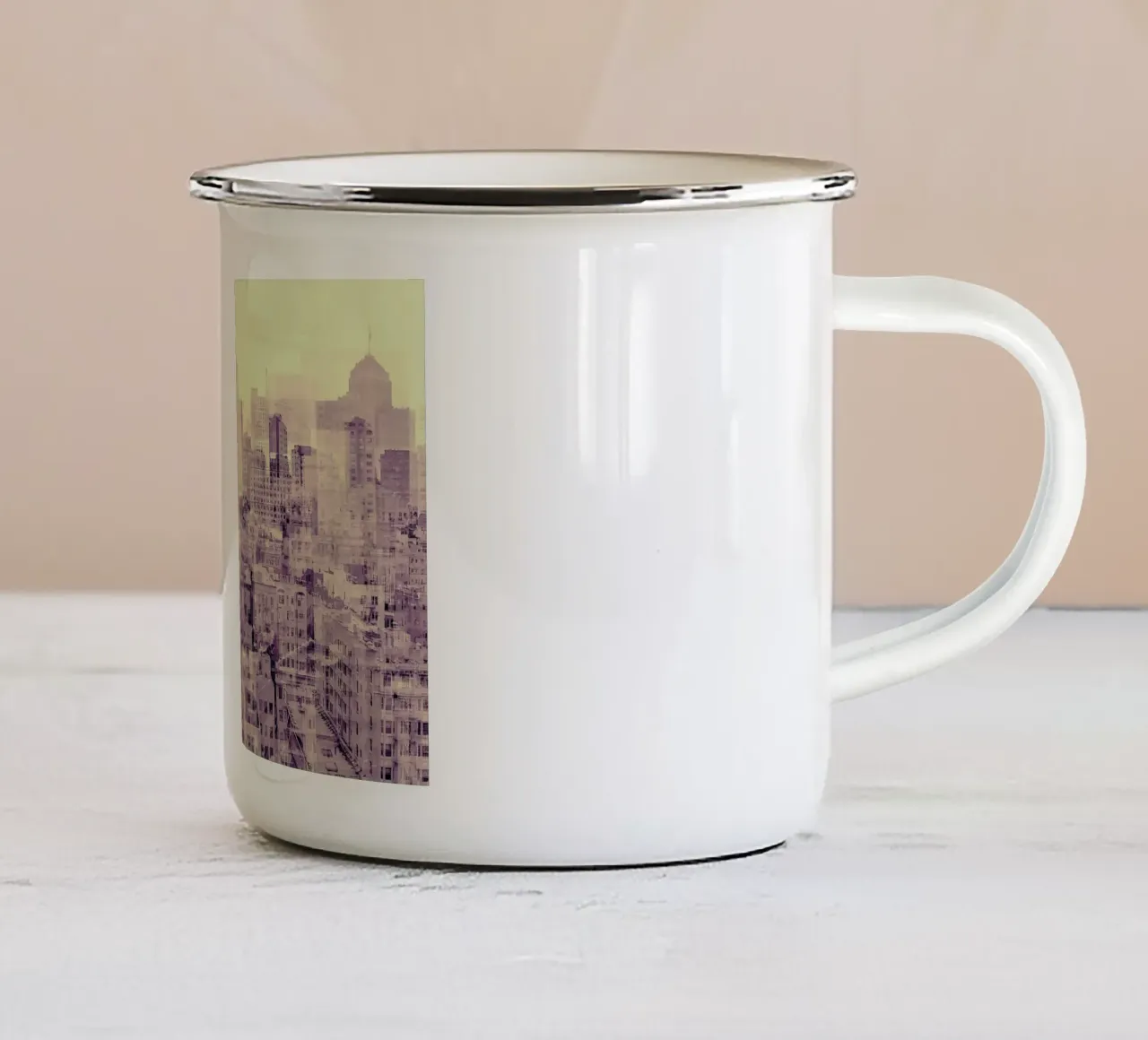 Ghost City tazza in smalto da In Full Color