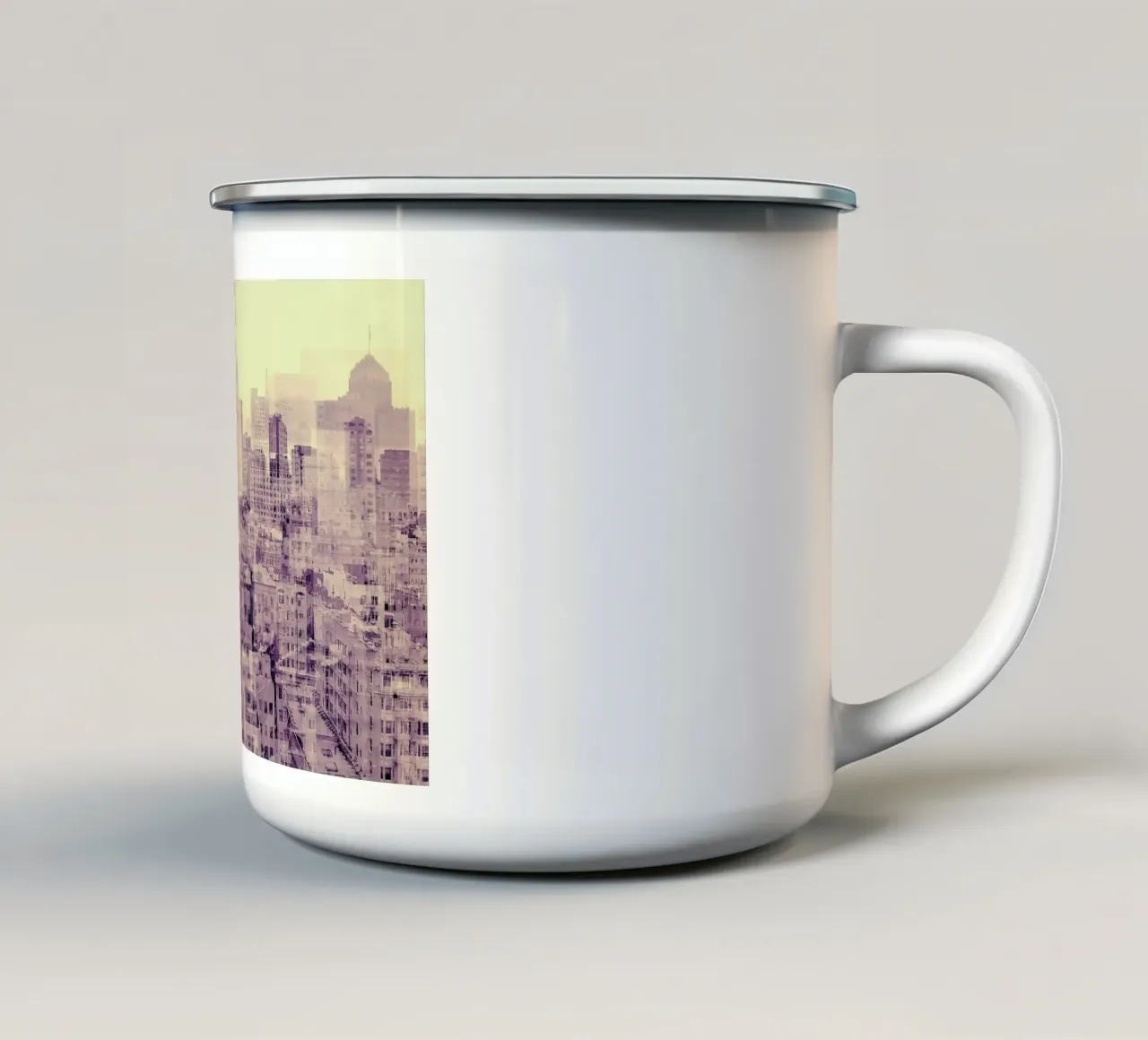 Ghost City tazza in smalto da In Full Color