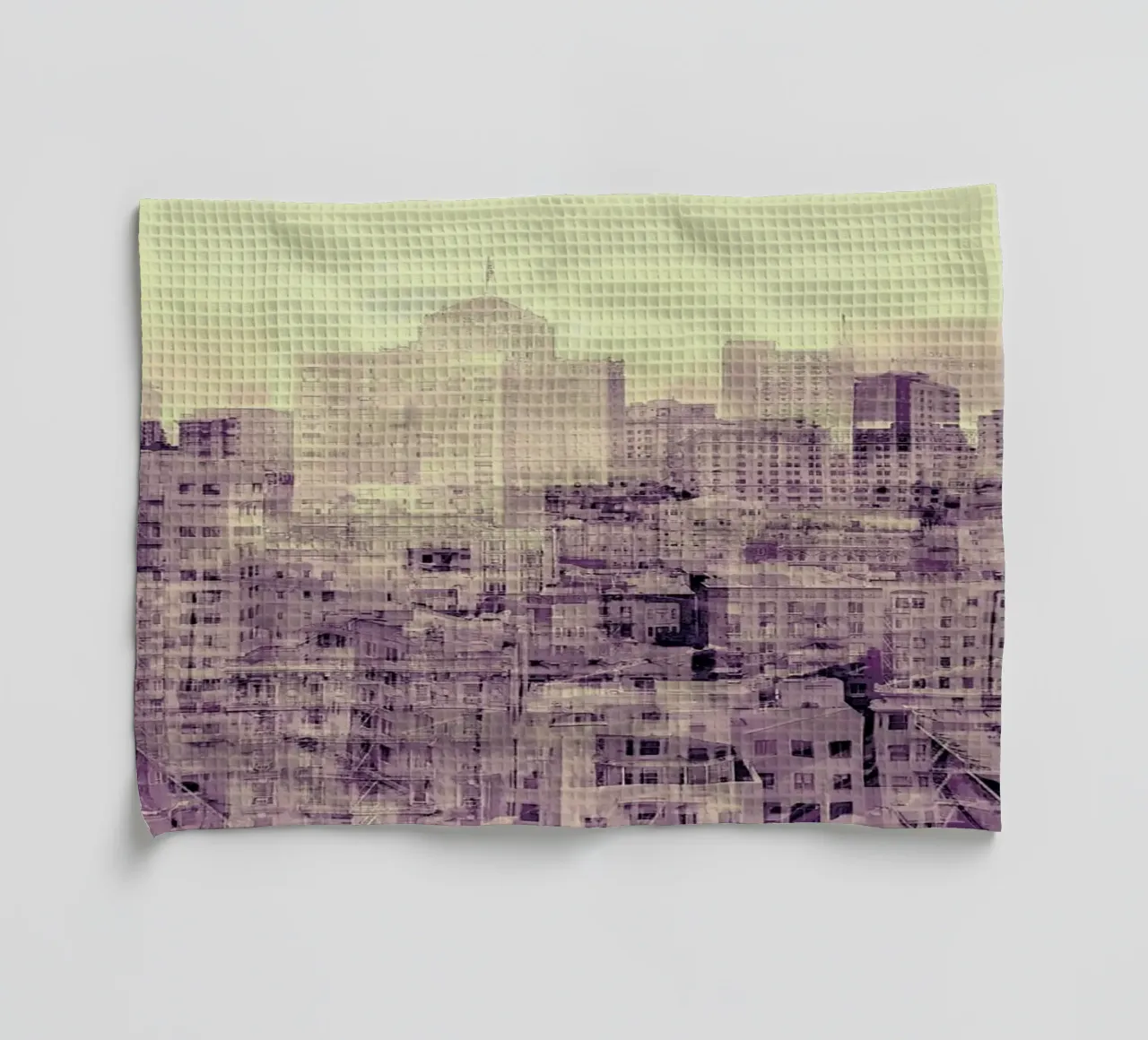 Ghost City tea towel by In Full Color