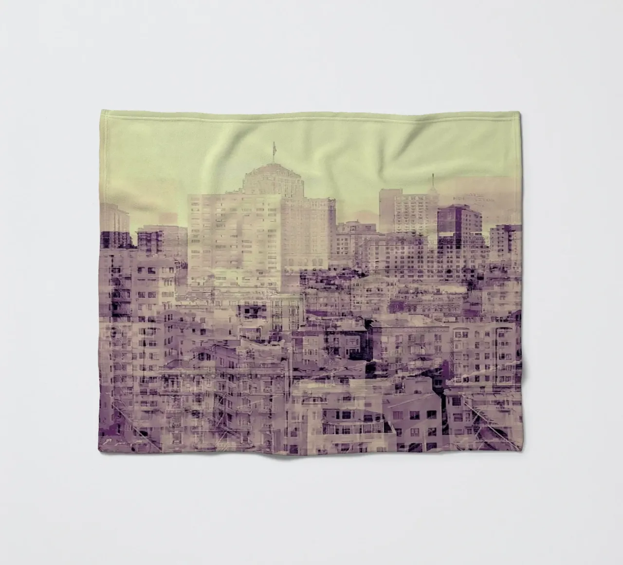 Ghost City fleece blanket by In Full Color
