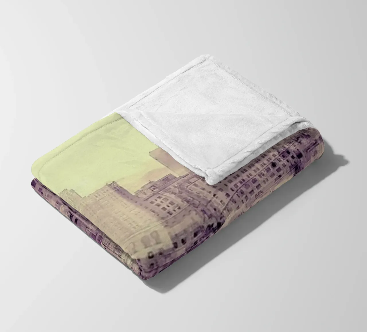 Ghost City fleece blanket by In Full Color