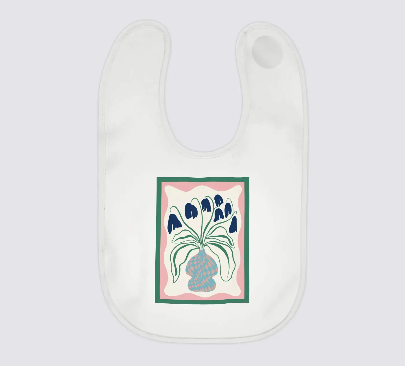 Blessing baby bib by Miho Art Studio