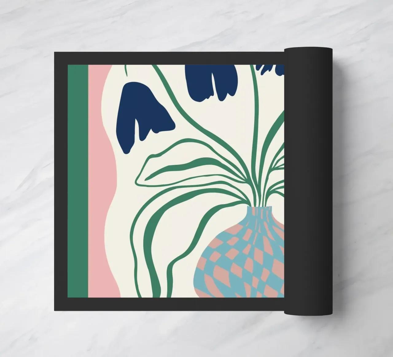 Blessing doormat by Miho Art Studio