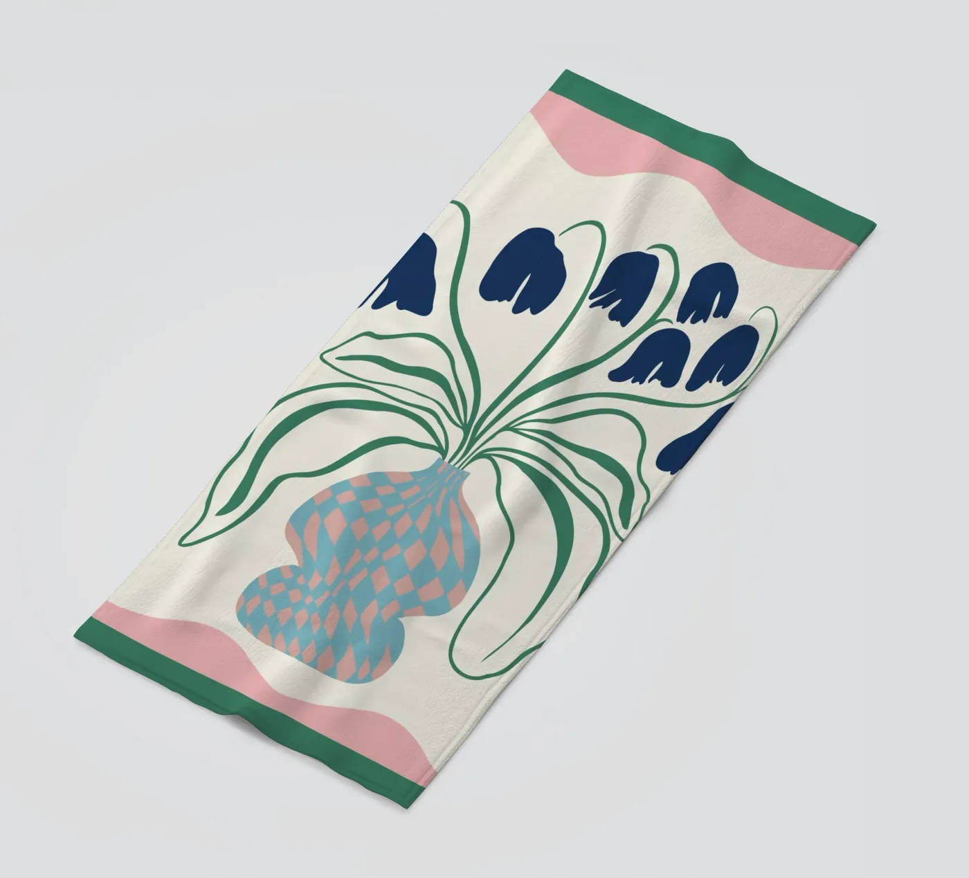 Segen Strandtuch von Miho Art Studio