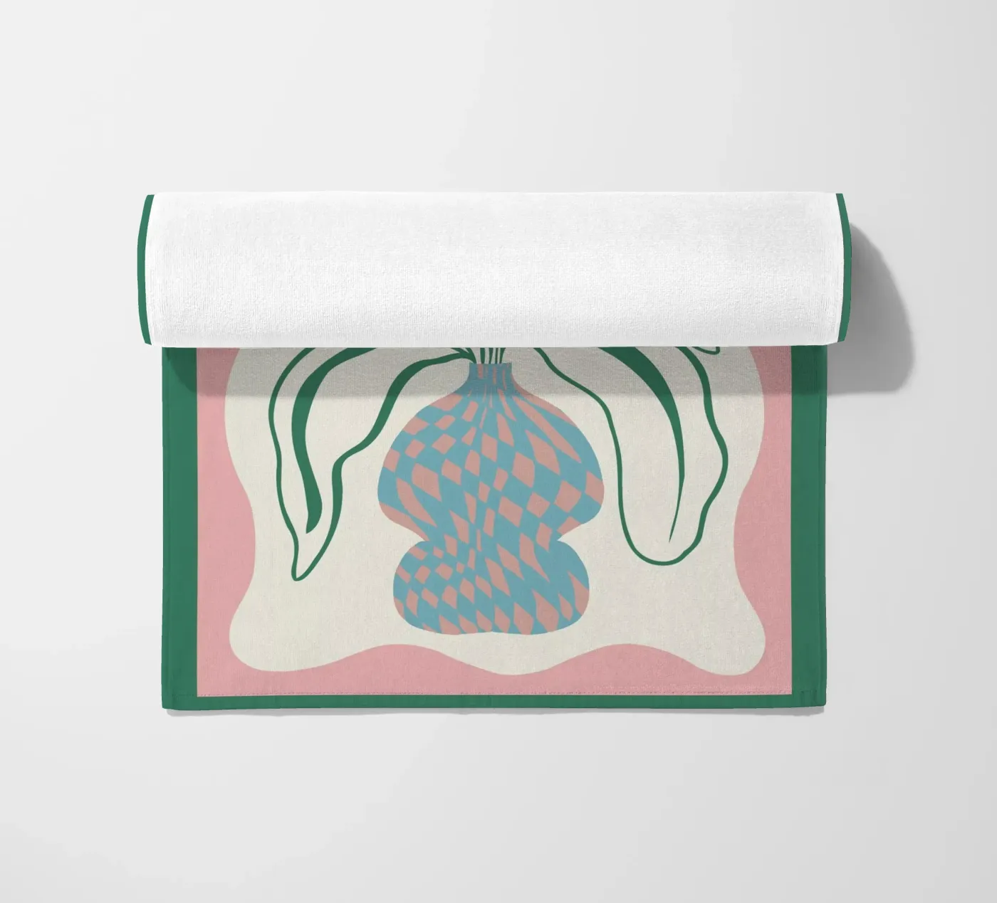 Segen Strandtuch von Miho Art Studio