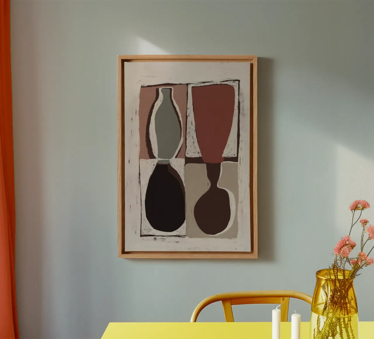 Clay Forms canvas van treechild