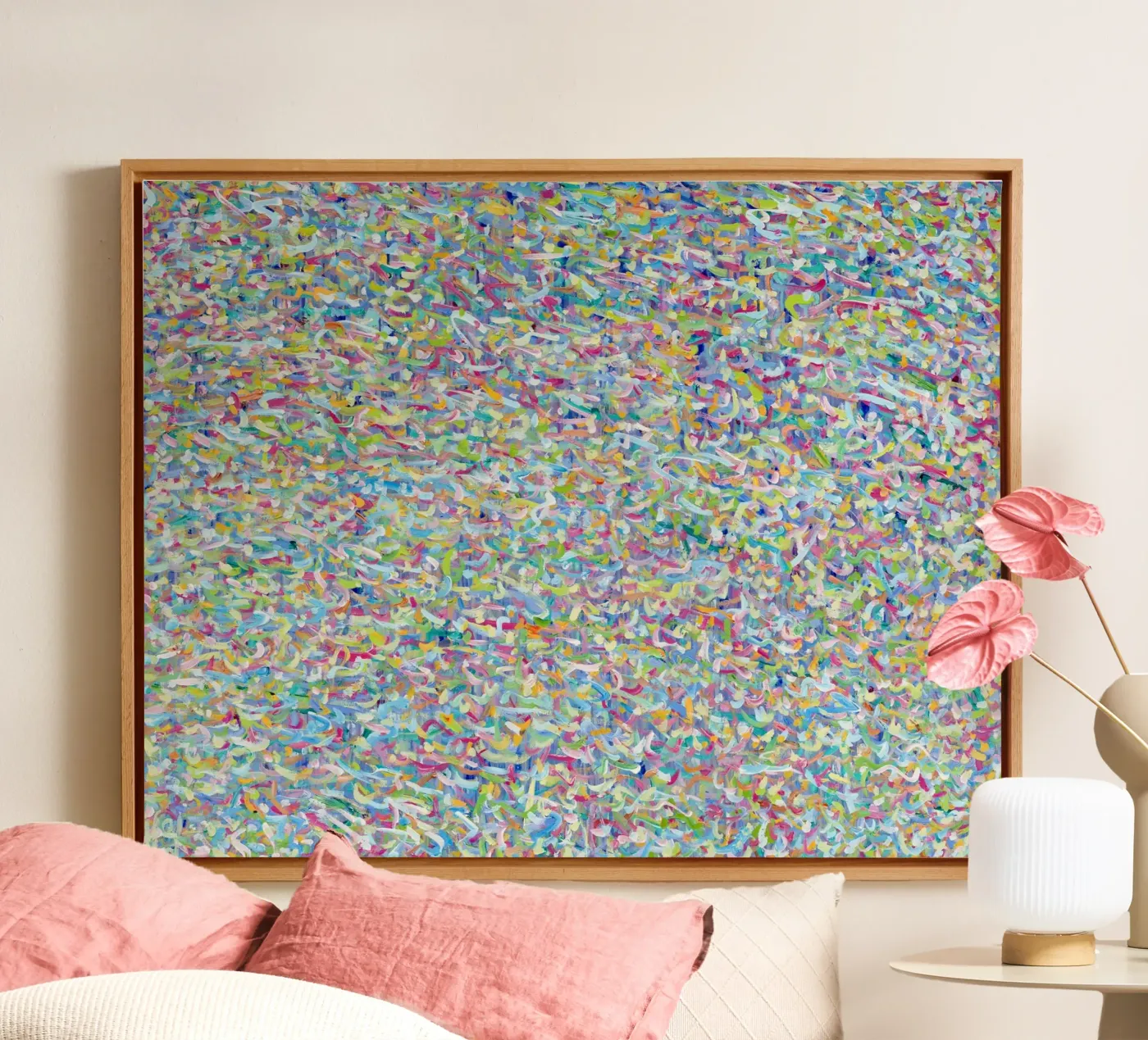 Floating Light canvas by Helen Joynson