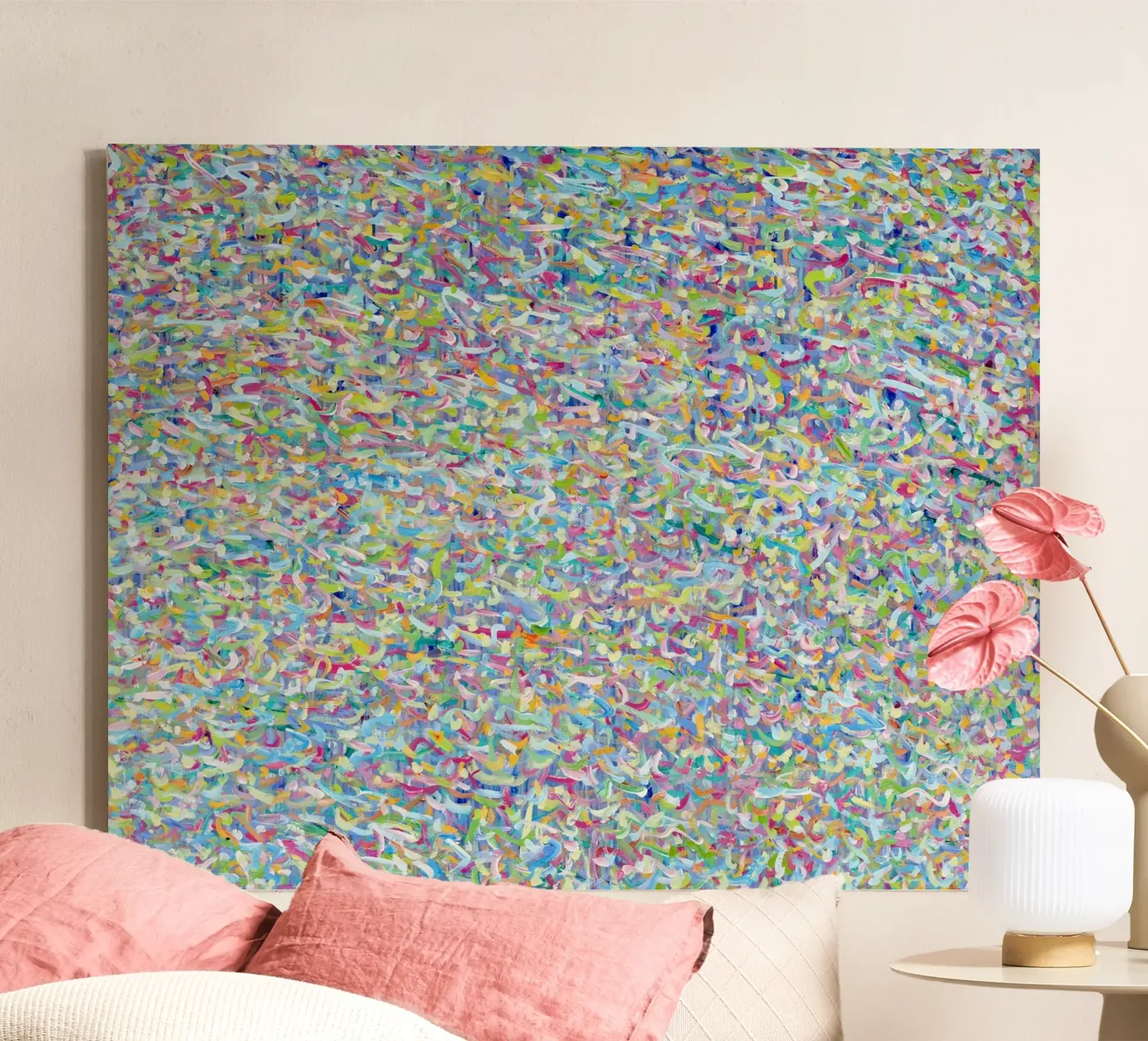 Floating Light canvas by Helen Joynson