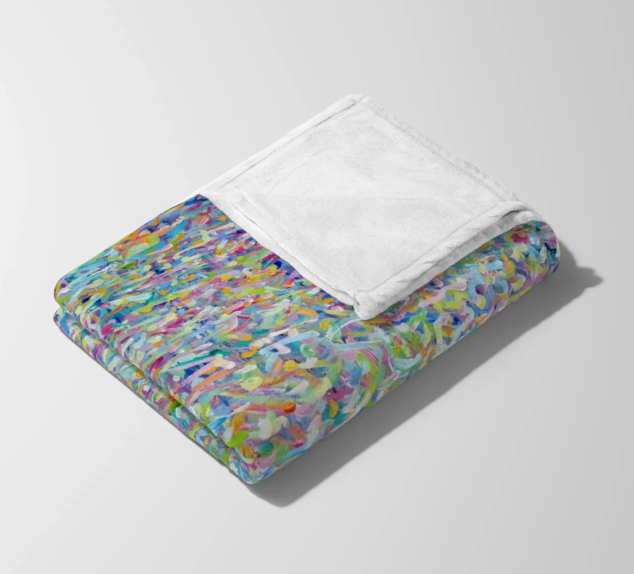 Floating Light fleece blanket by Helen Joynson