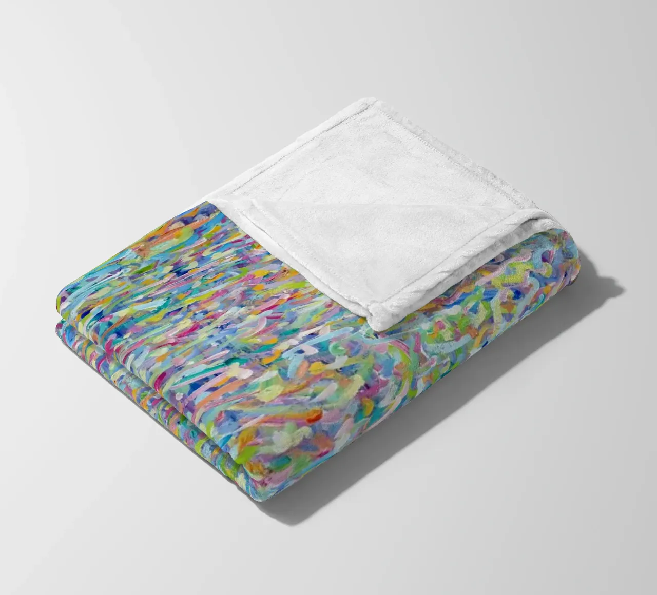 Floating Light fleece blanket by Helen Joynson