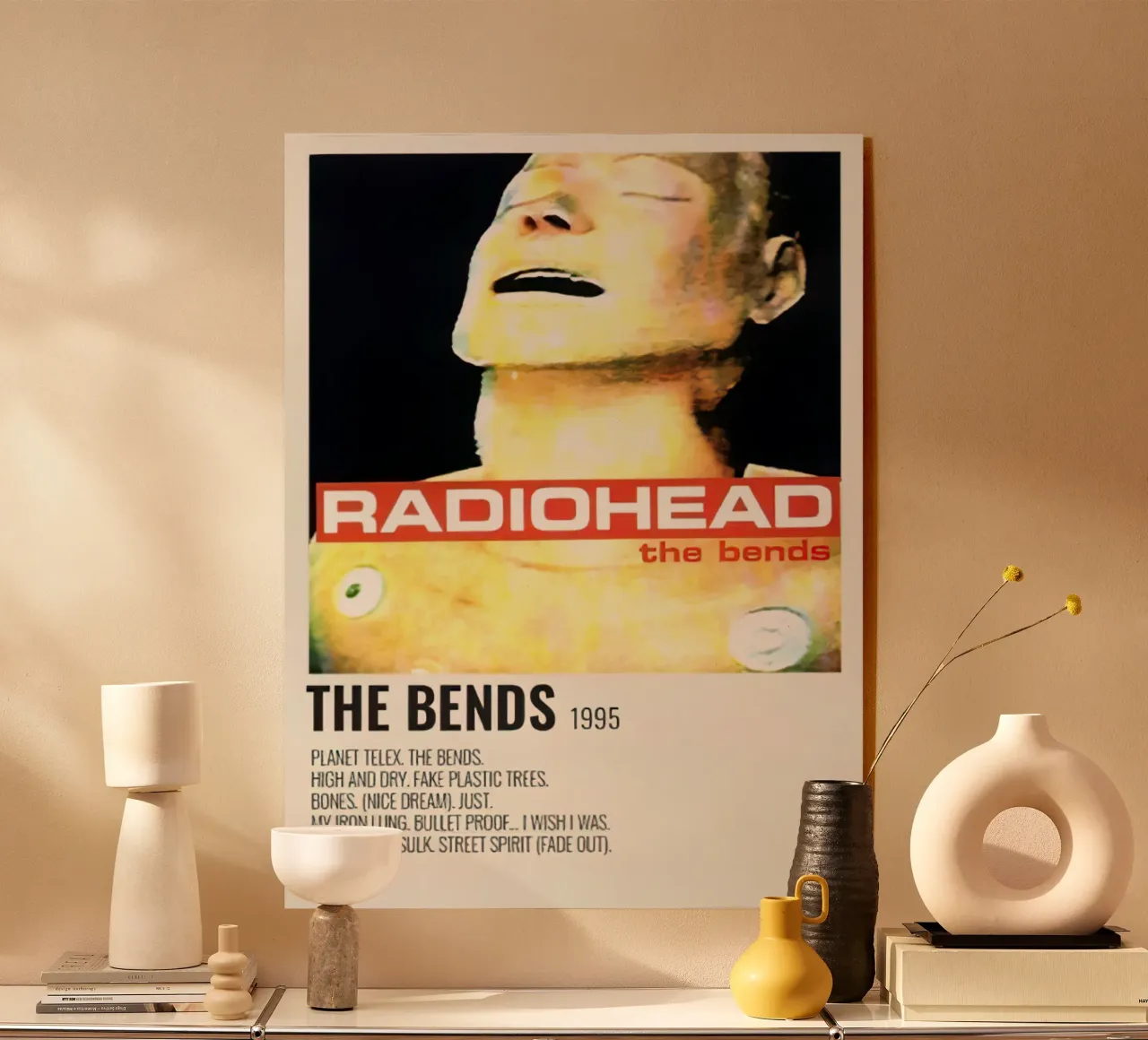 Radiohead The Bends product.type.acrylglas common.byCreator Linda Tobrut